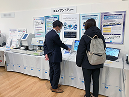 展示ブースの様子